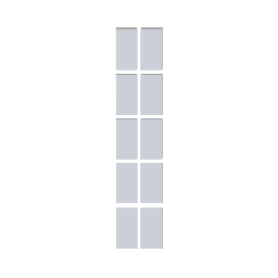 French Window - White .5m