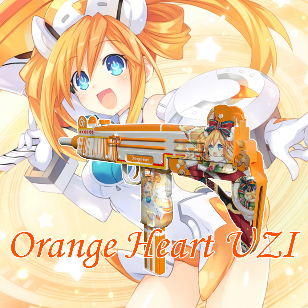 【Hyperdimension Neptunia】Orange Heart UZI
