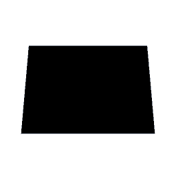 Standing Mirror Black - 0.7 x 0.5