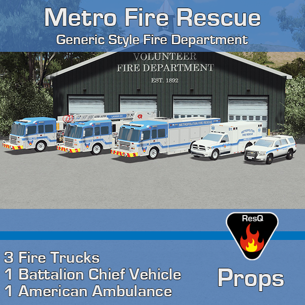 Metro Fire Rescue Props - ResQ