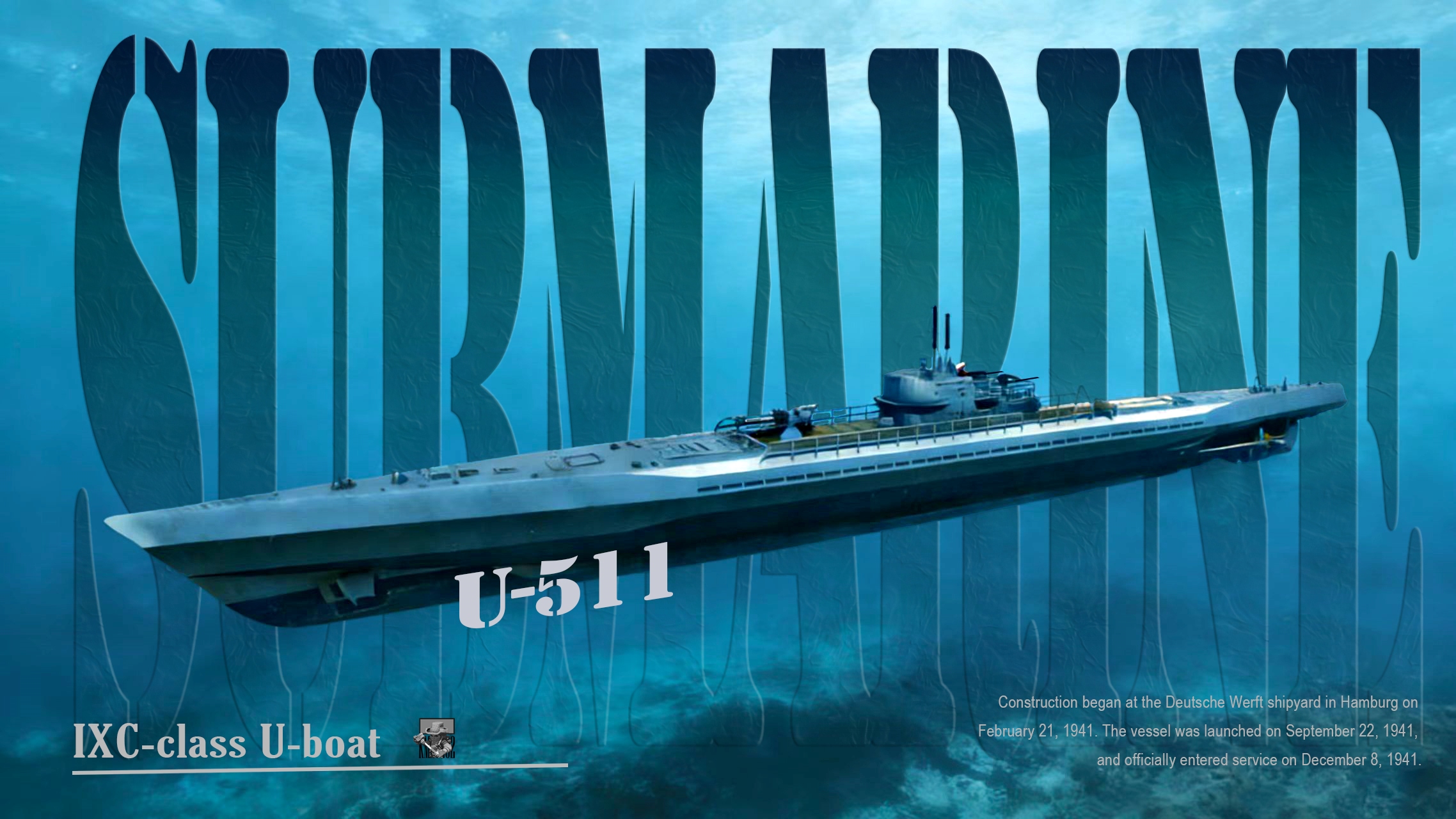U511  IXC type Submarin  德国ⅨC型U艇