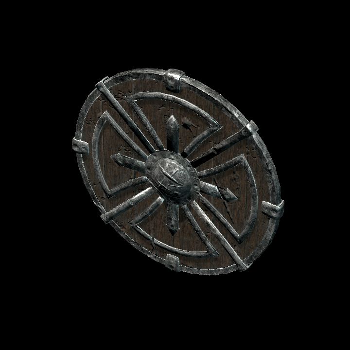 Shield, Round, Wood 1
