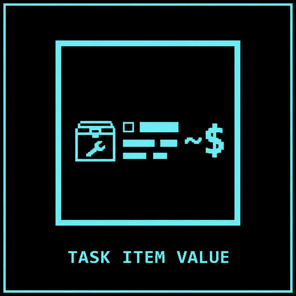 Task Item Value
