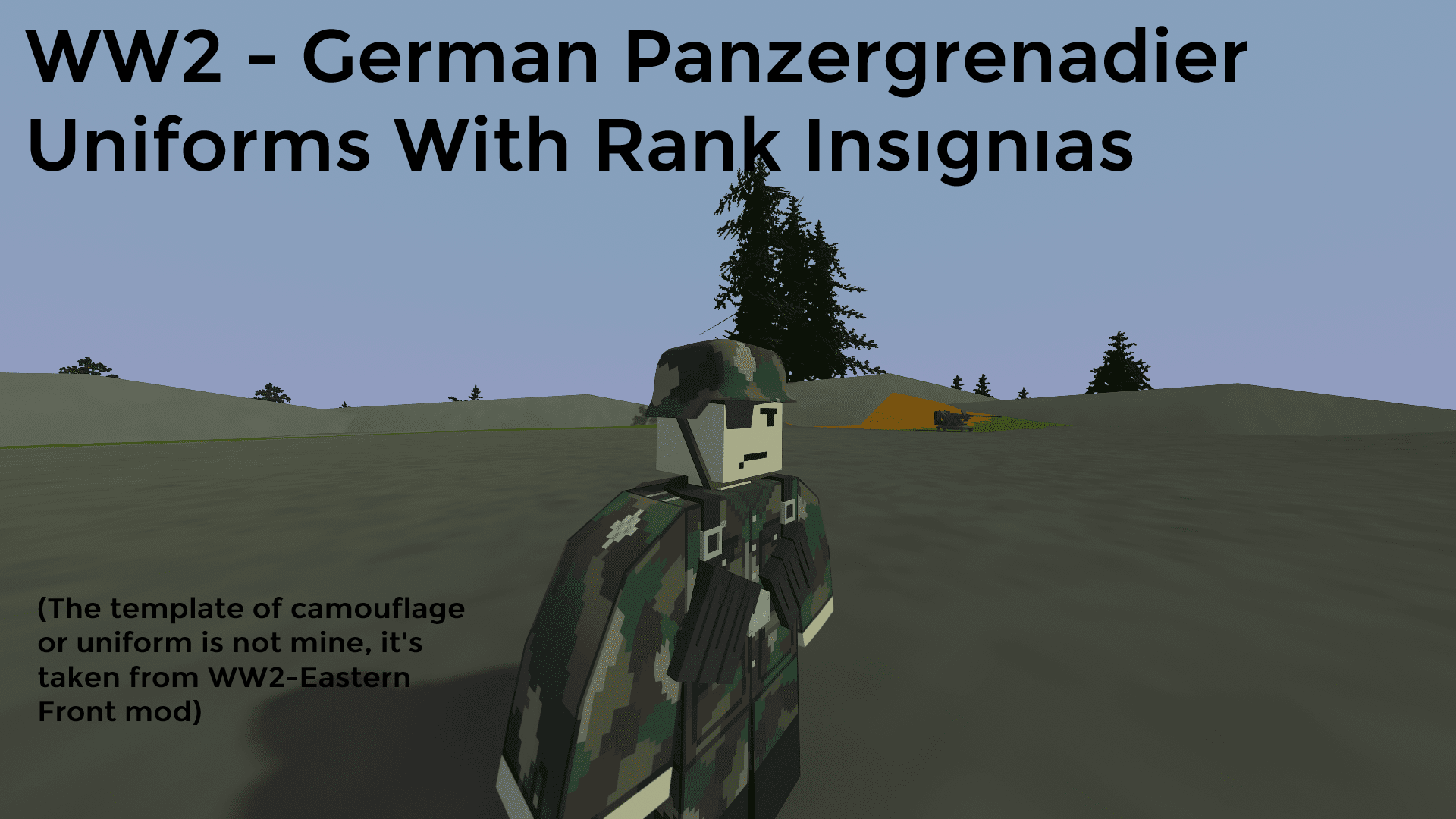 WW2 - German PZG Rank Uniforms – Unturned Mod