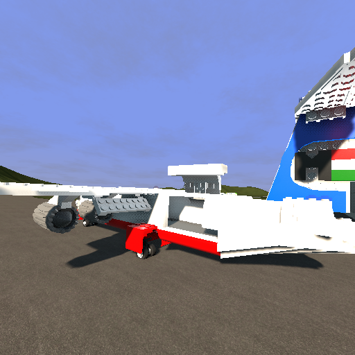 BAE-146 Malév -TNT livery preview