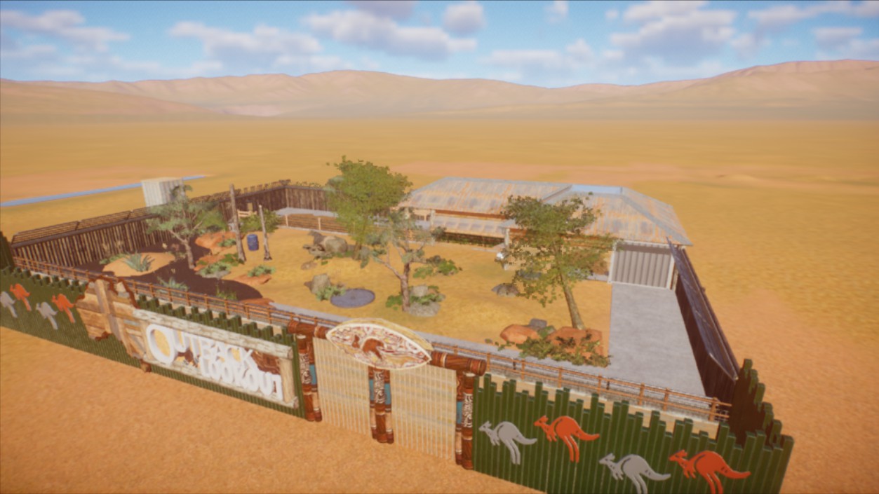 Outback Lookout-realistic Australian habitat