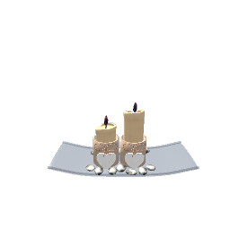 country style candle decor