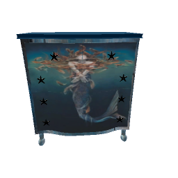 painted dresser