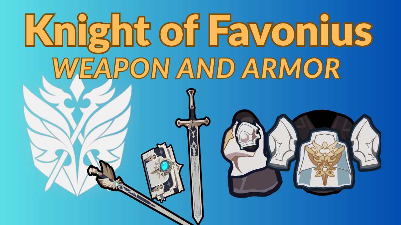 Knights of Favonius - Weapon and Armour