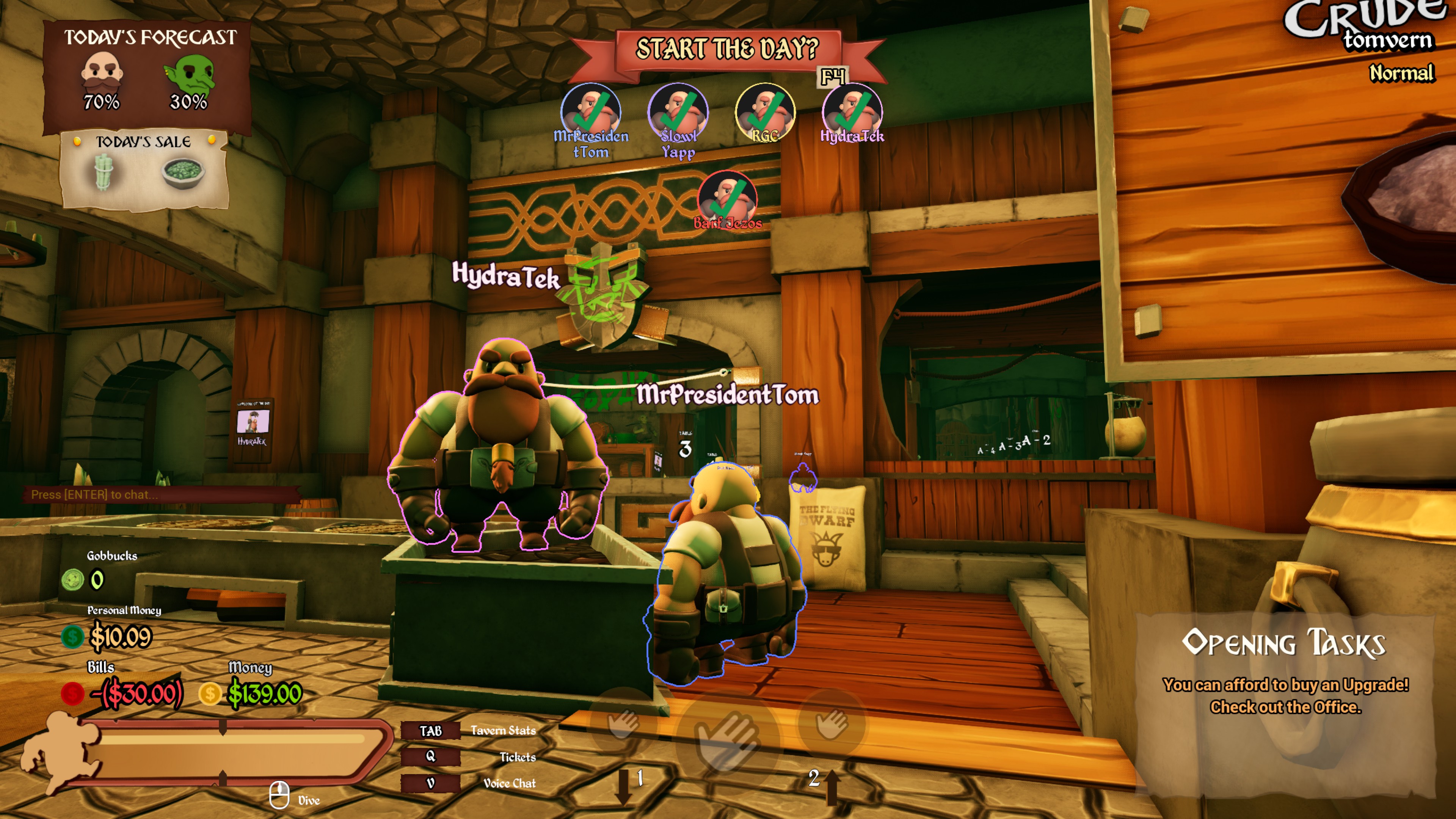 Screenshot from Bronzebeard's Tavern