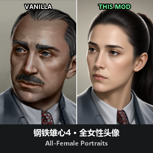All-Female Portraits - Realistic preview