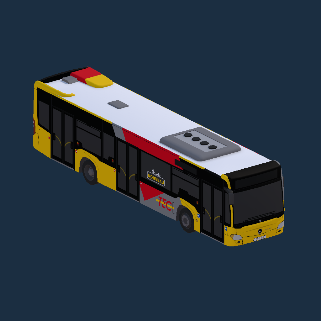 Mercedes Citaro C2 '15 (3D) - TEC - New Stickers