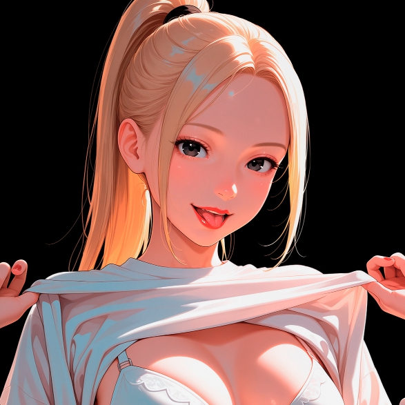 Girl | Dark Background | Dark / Colored Versions | 4K preview