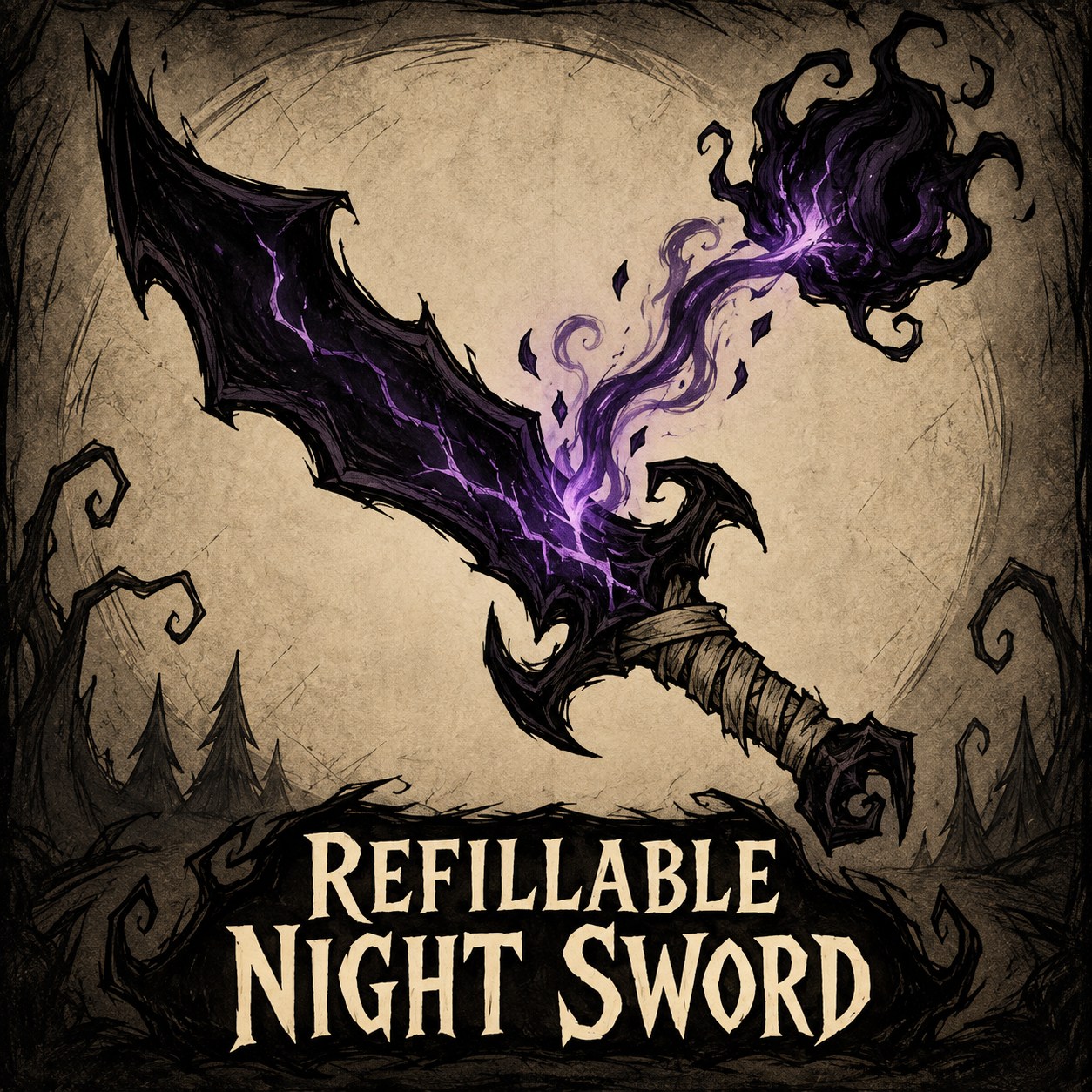 Refillable Night Sword