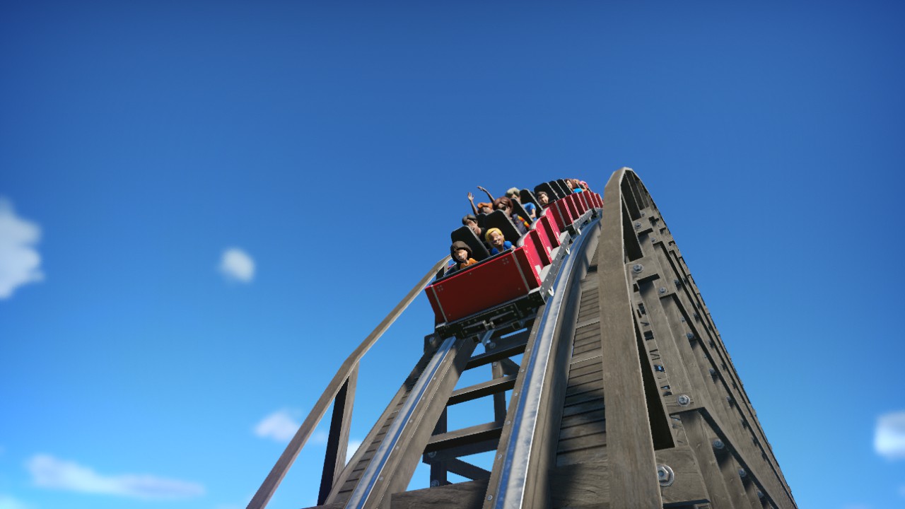 wooden coaster