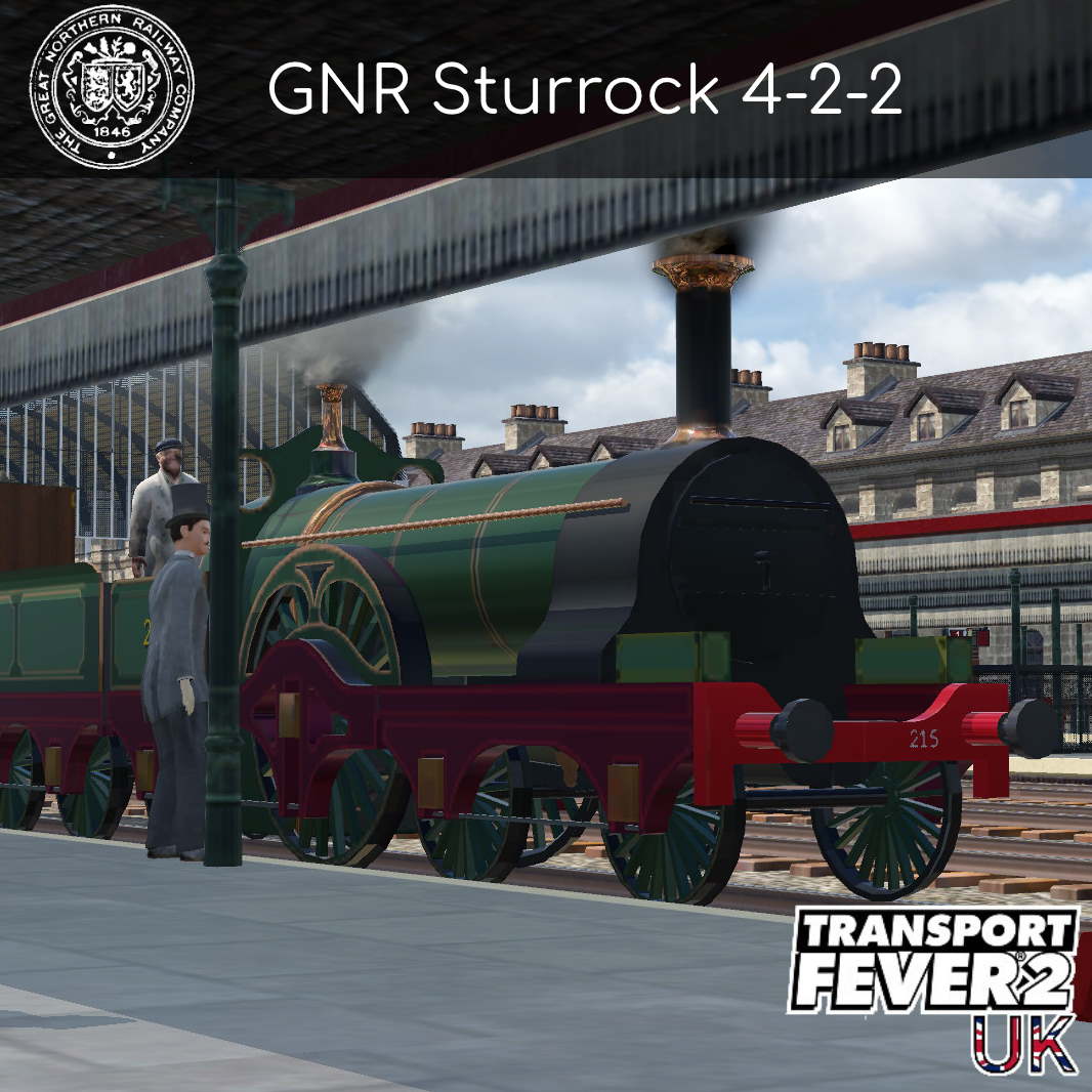 GNR Sturrock 4-2-2 No. 215