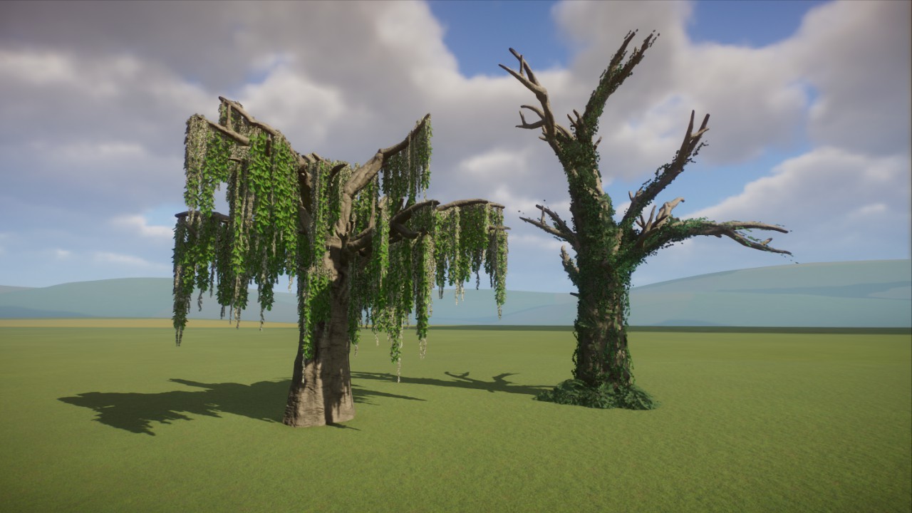 Custom Dead Trees 2 (overgrown)