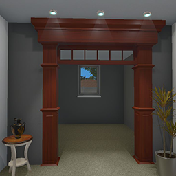 Craftsman Door Casing Double Dark Oak