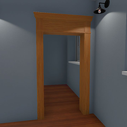 Craftsman Door Casing Single Lite Oak