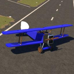 Softbody Bi-plane Blue