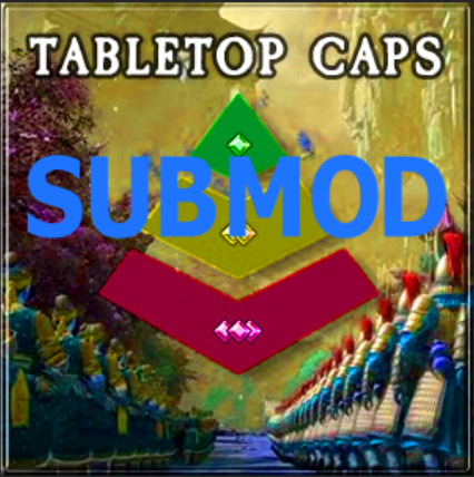 Tabletop Caps scale with lord's level