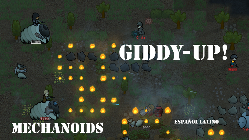 Giddy-up! Mechanoids Español Latino