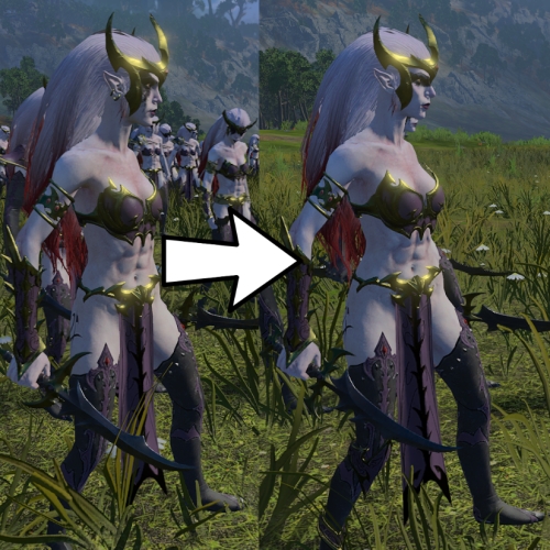 A Slightly Curvier Witch Elf (and Sister of Slaughter)