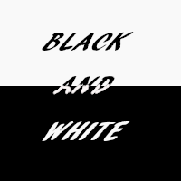 BLACK AND WHITE