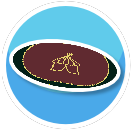 Clown Room Rug - Oval