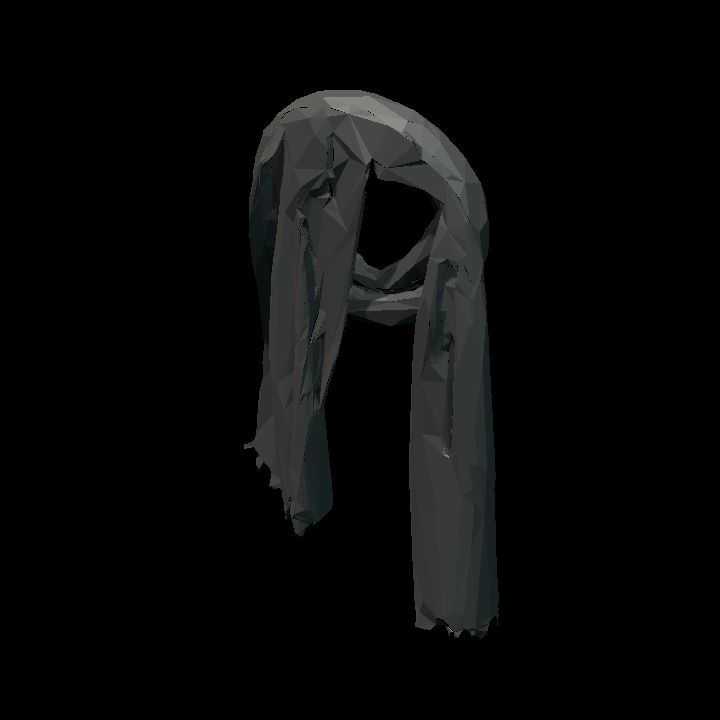 Scarf hanging colourable