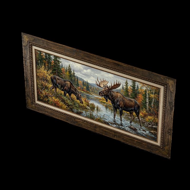 Painting, Moose {2D}