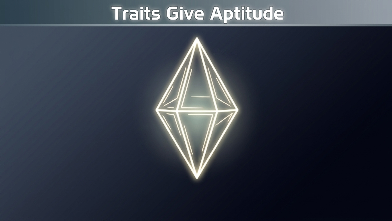 Traits Give Aptitude