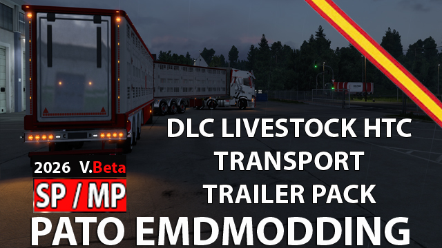 DLC PATO - Livestock HTC Transport Trailer Pack (SP/MP)