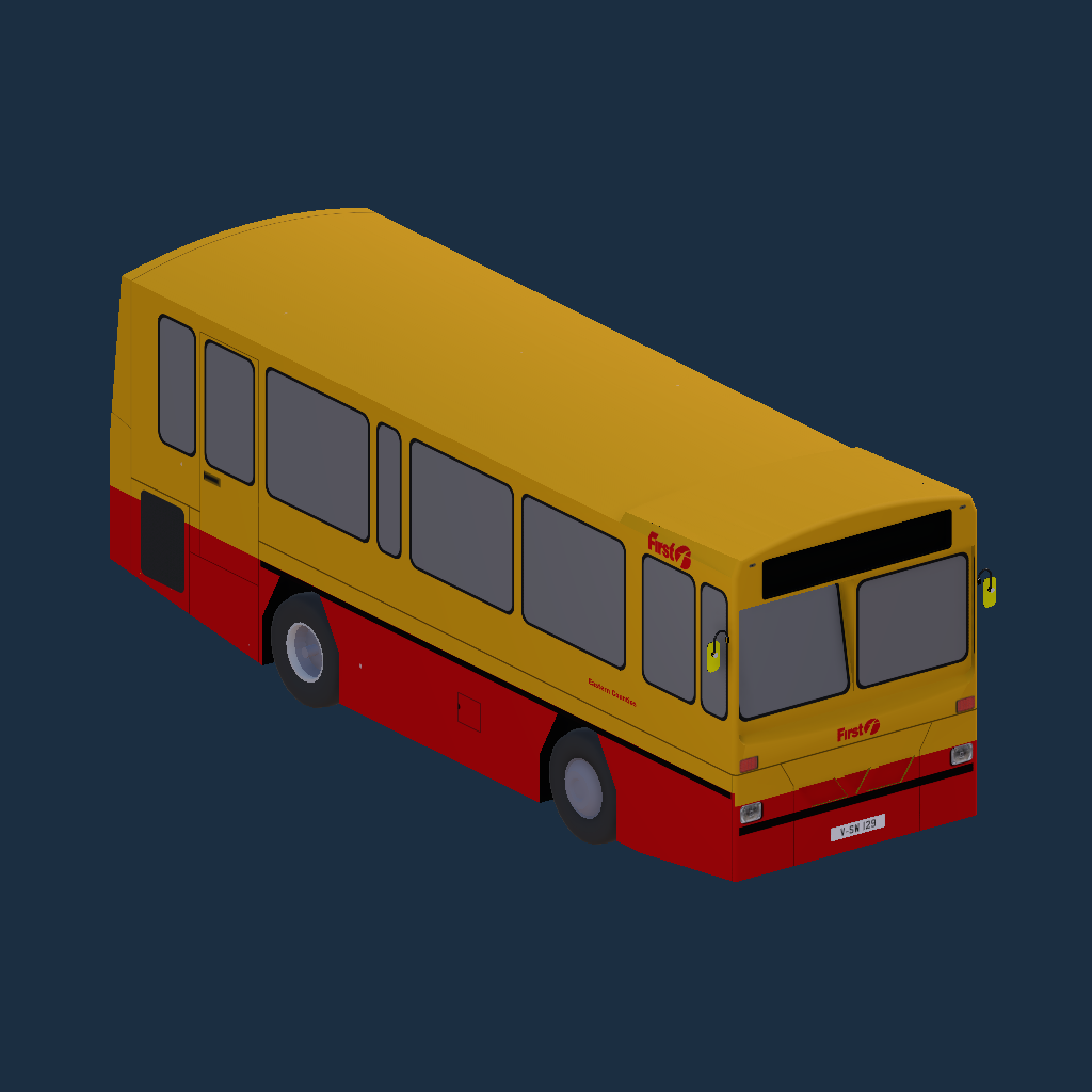 Wright Handybus First Ketchup and Mustard Branded