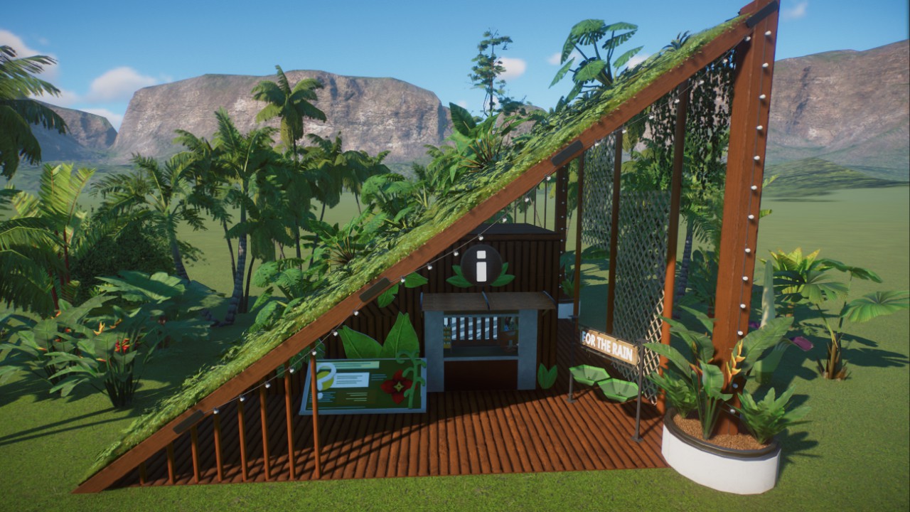 Tropical Info Hut by Adamup
