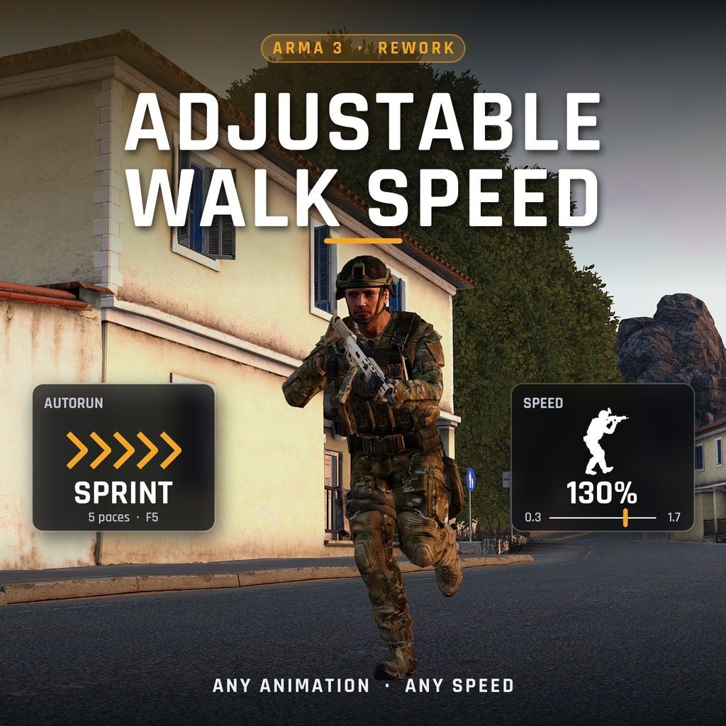 Adjustable Walk Speed - Rework | V2 MAJOR UPDATE - Out Now!