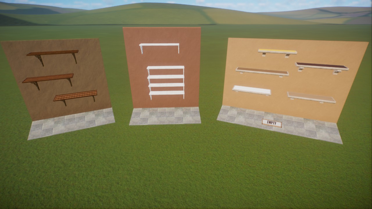 [Anna's Furniture Collection] - PART I - Wall Shelves