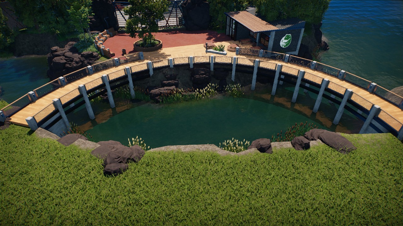 Semi-circular bridge