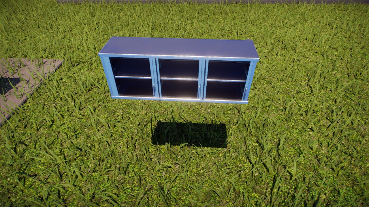 Metal storage cabin