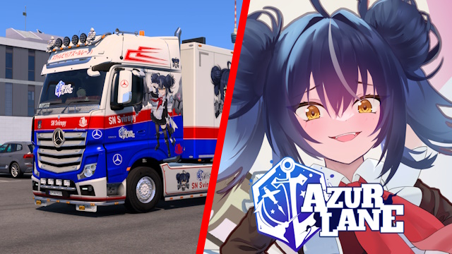 Mercedes Actros MP4 SN Svirepy - Azur Lane [Combo Skin]