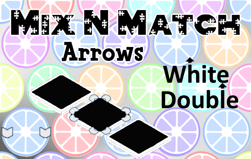 MixN'Match Arrows White Double