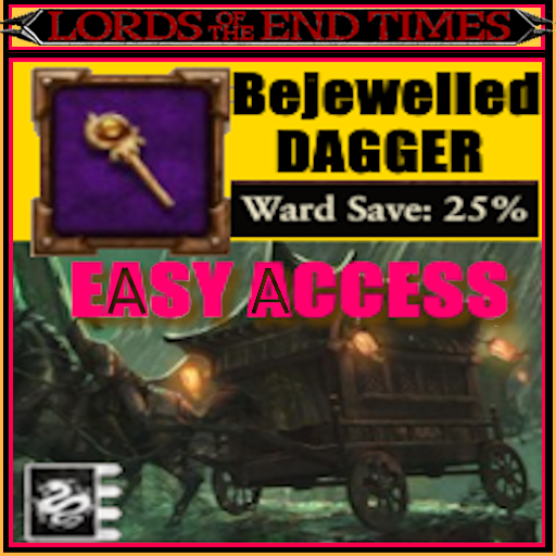 Bejewelled Dagger easy access for Cathay & Bashiva Caravans