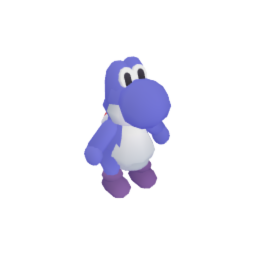 Yoshi Dark Blue Plush