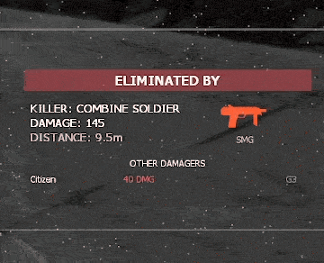 Crossfire inspired Death Screen