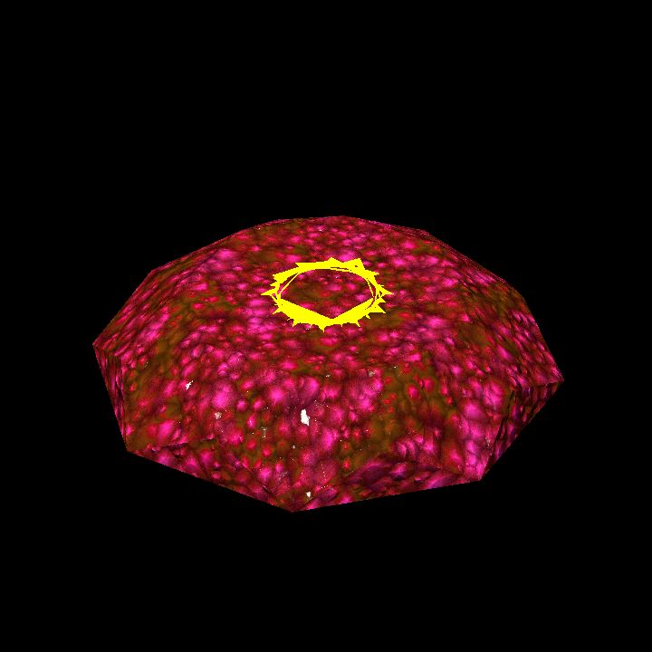 A glowing sigil stone E - circle 2