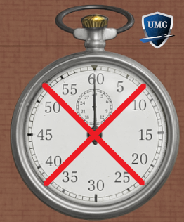 Mute Clock ticking on time compression