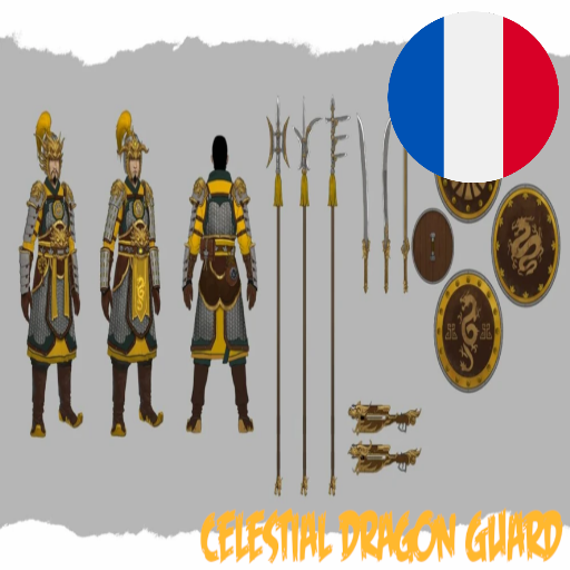 Français - Celestial Dragon Guard (Sword & Shield) par Slavyk