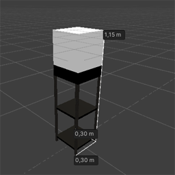 standing light cover for solarlamp