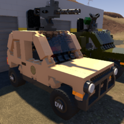 Softbody Mini Offroad DW With a Machine Gun
