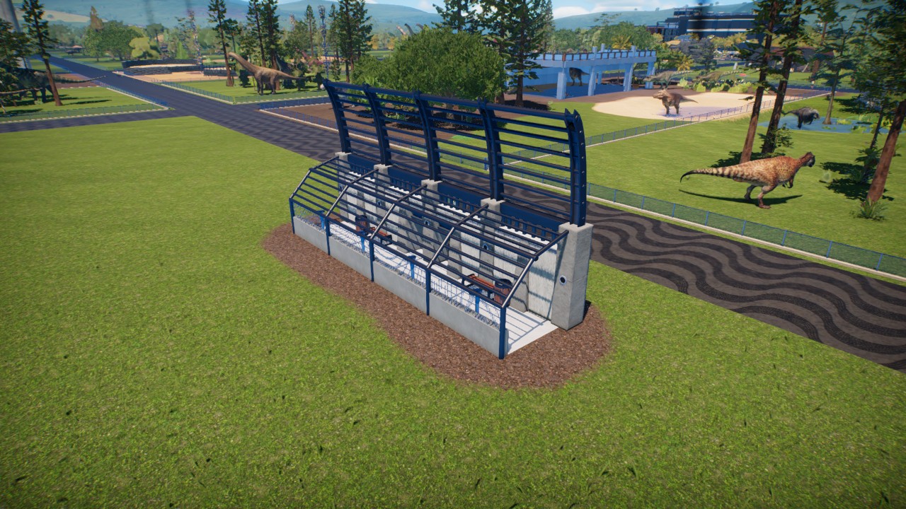 Big Fence With Viewing Entrance